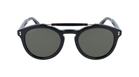 gucci gg 0124s 003|Gucci Round Black Sunglasses GG0124S 001 50 889652077000.